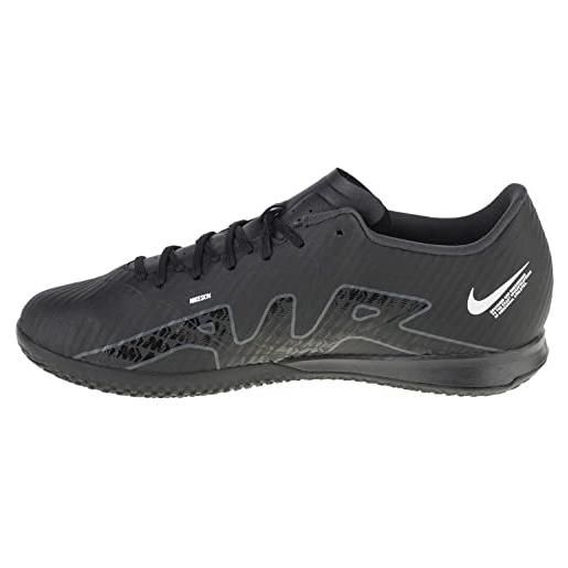 Nike mercurial zoom vapor 15 academy ic, sneaker uomo, black/dk smoke grey-summit white-volt, 36.5 eu