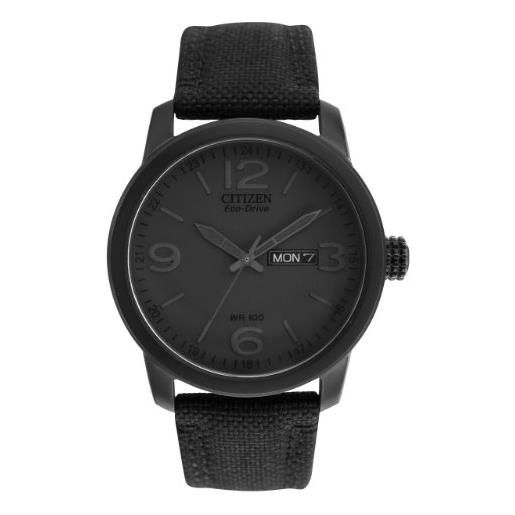 Citizen orologio bm8475 - 00 f con un quadrante nero e un cinturino in tela nera
