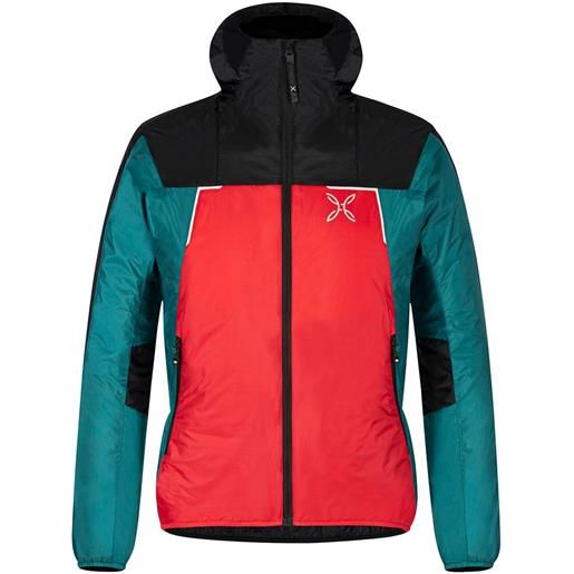 Montura skisky 2.0 jacket verde, rosso s uomo