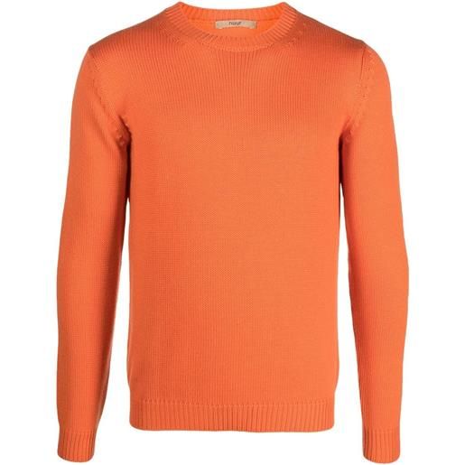 Nuur maglione girocollo - arancione