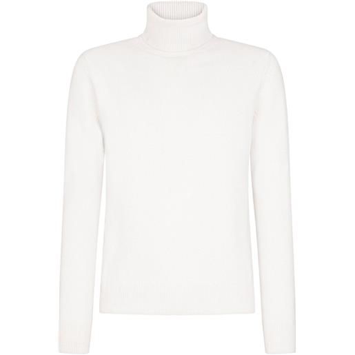 Dolce & Gabbana maglione a collo alto - bianco