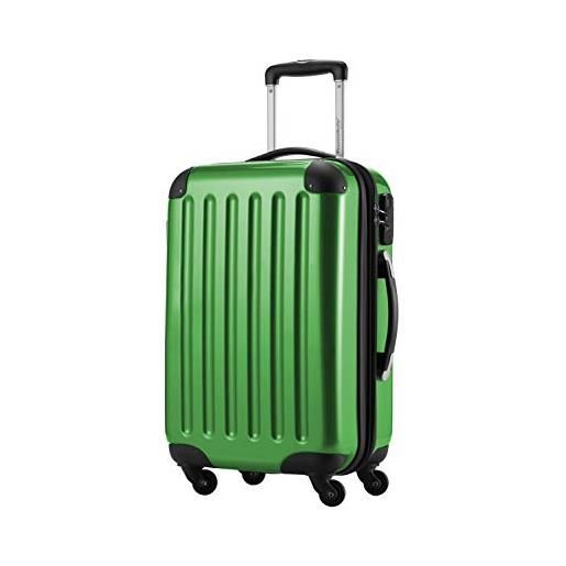 Hauptstadtkoffer - bagaglio a mano rigida alex, taglia 55 cm, 42 litri, colore verde