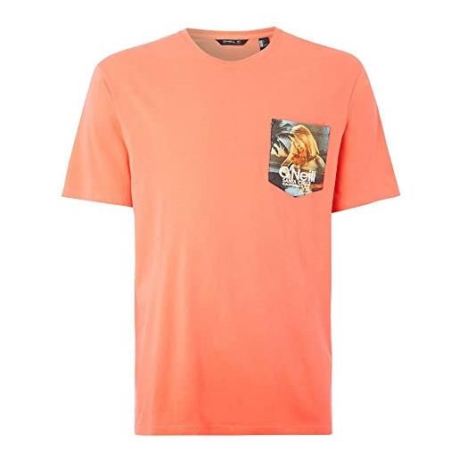 O'NEILL print, maglietta a manica corta uomo, arancione (mandarino), s