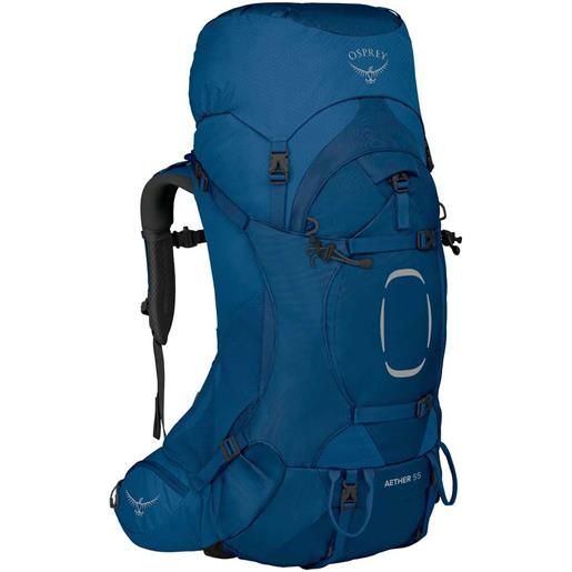 Osprey aether 55l backpack blu, nero l-xl