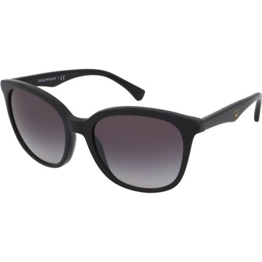 Emporio Armani ea4157 50178g | occhiali da sole graduati o non graduati | prova online | plastica | cat eye | nero | adrialenti
