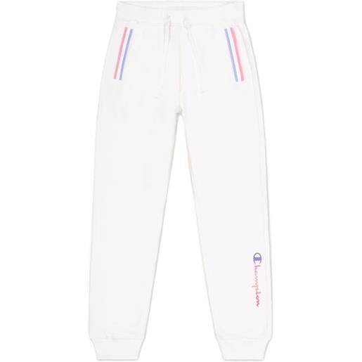 CHAMPION pantalone c/polso CHAMPION pantalone color regular fit bianco