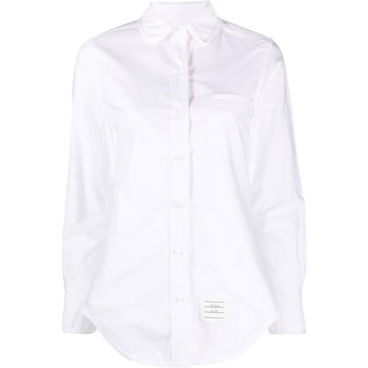 Thom Browne camicia a maniche lunghe - bianco