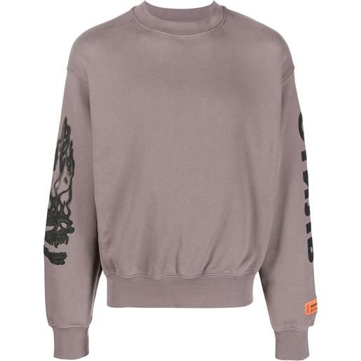 Heron Preston felpa - grigio