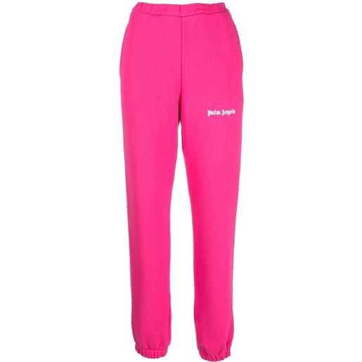 Palm Angels pantaloni sportivi con stampa - rosa