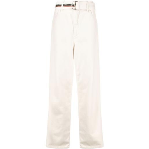 Marcelo Burlon County of Milan pantaloni con ricamo - bianco