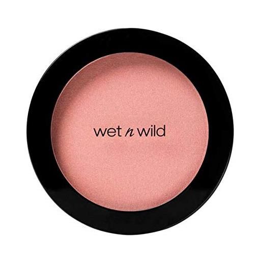 Wet n Wild, color icon blush, fard audace modulabile, con polvere pressata dalla formula soffice come il velluto, per una tonalità sana e soffice come la seta, vegano, pinch me pink