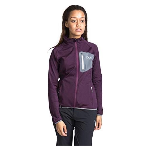 Trespass darby full zip anteriore dlx top, donna, darby, grey marl, xs