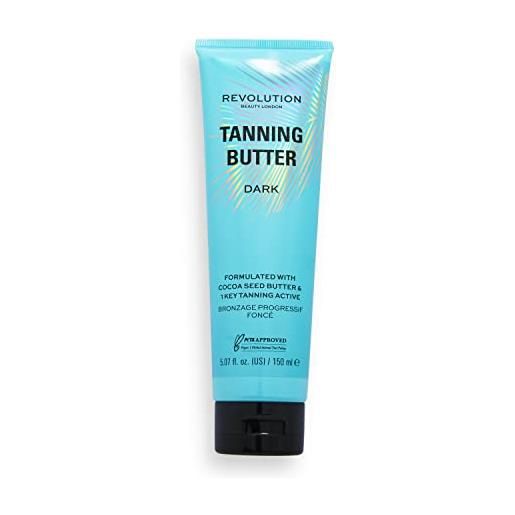 Makeup Revolution buildable self tanning butter, dark, 200ml