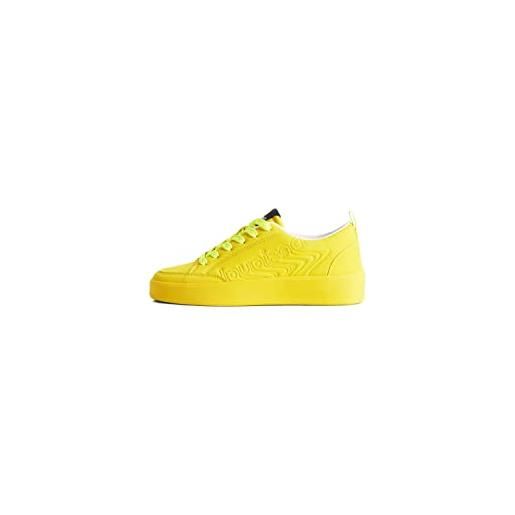 Desigual shoes_fancy color 8001 golden haze, scarpe da ginnastica donna, giallo, 38 eu