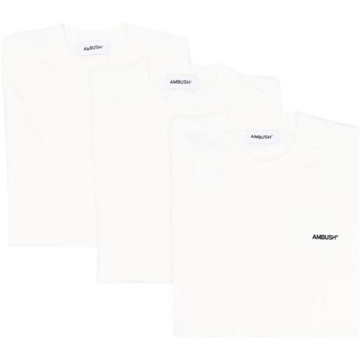 AMBUSH t-shirt con ricamo - bianco