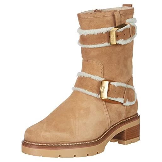 HÖGL rusty, stivali ad altezza ginocchio donna, caramella mou, 36 eu larga