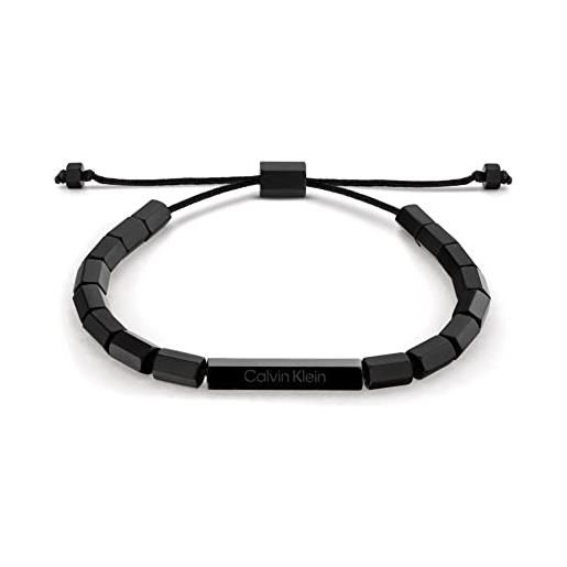 Calvin Klein braccialetto a maglie da uomo collezione latch - 35000276