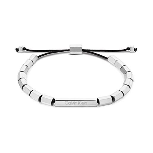 Calvin Klein braccialetto a maglie da uomo collezione latch - 35000275