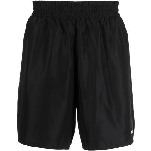 Jil Sander shorts con vita elasticizzata - nero