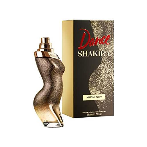 Shakira perfumes - dance midnight di Shakira per donne, profumo gourmand floreale - 50 ml