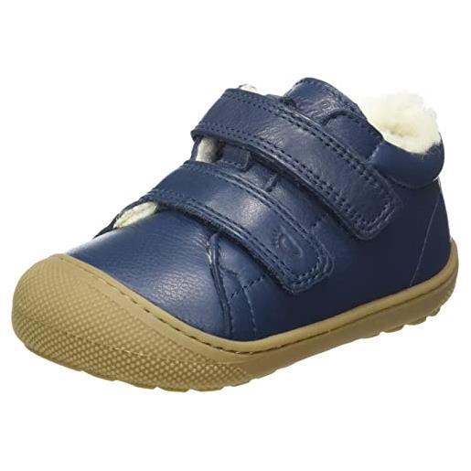 Lurchi tola, scarpe da ginnastica unisex-bimbi 0-24, blu navy, 21 eu