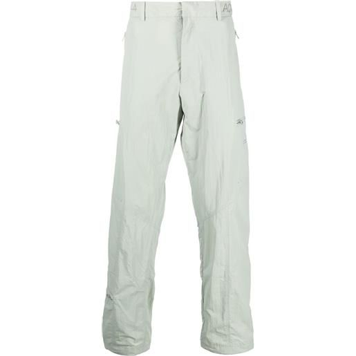 A-COLD-WALL* pantaloni dritti con stampa - grigio