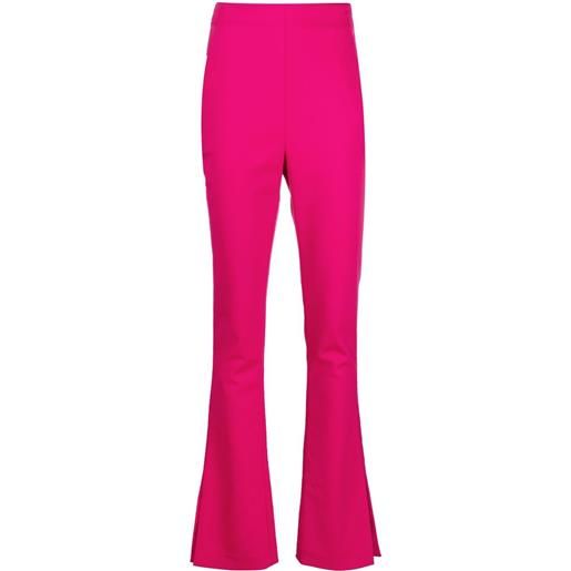 Genny pantaloni sartoriali svasati - rosa