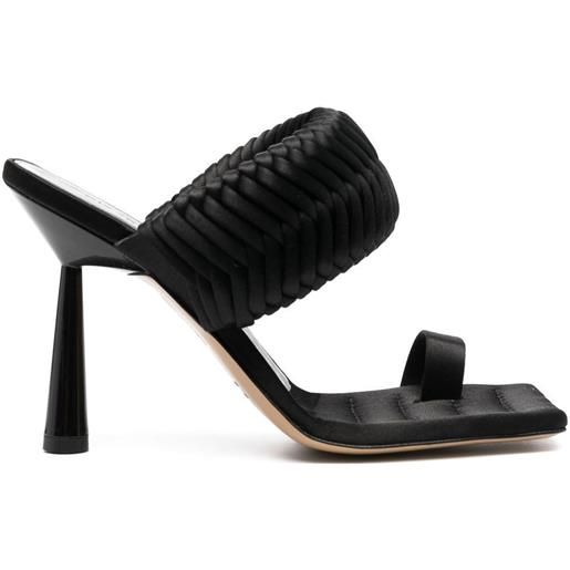 GIABORGHINI sandali con tacco 115mm - nero