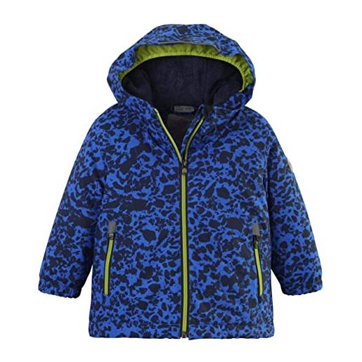 Killtec unisex giacca da sci/ giacca funzionale con cappuccio e paraneve fisw 2 mns ski jckt, neon blue, 98/104, 38913-000