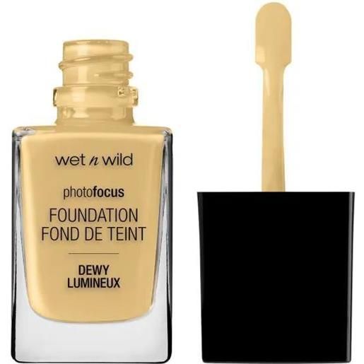 Wet n wild photo focus foundation dewy 30 ml bottiglia liquido 524 golden beige