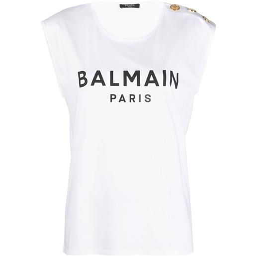 Balmain canotta - bianco