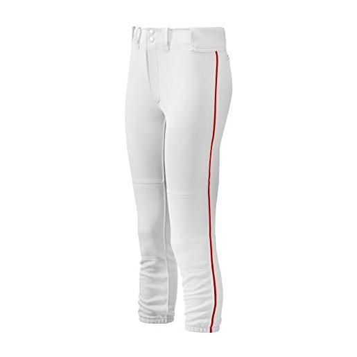 Mizuno select - pantaloni da donna con cintura (nero/bianco, piccolo)