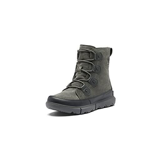 Sorel explorer boot waterproof, stivali invernali uomo, nero (black x jet), 41 eu