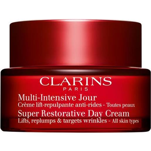 Clarins multi-intensive jour - crème lift-repulpante anti-rides - toutes peaux 50 ml