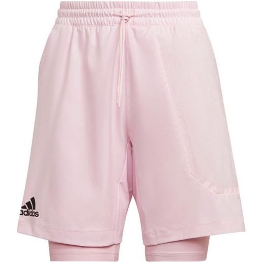 Adidas us series 2 in 1 s 7´´ shorts rosa xl uomo