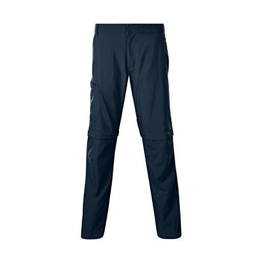 Berghaus men's walking trousers, navigator zip off 2.0-pantaloni da passeggio da uomo, midnight, 106,5 cm