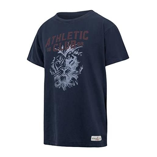 Athletic Club Bilbao maglietta per bambini retro con leone blu, t-shirt unisex kids, 4 anni