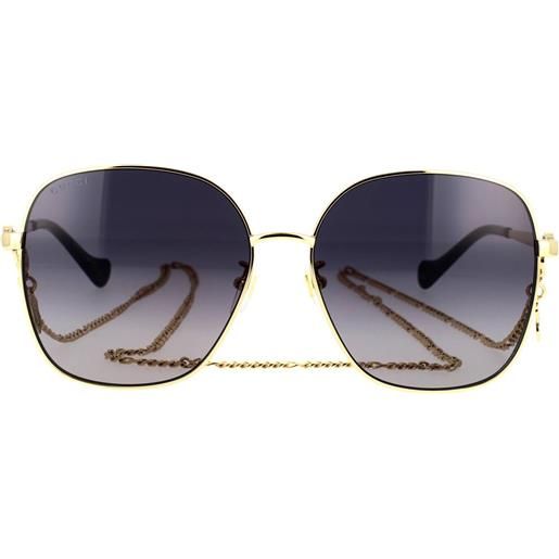 Gucci occhiali da sole Gucci gg1089sa 001 con catena