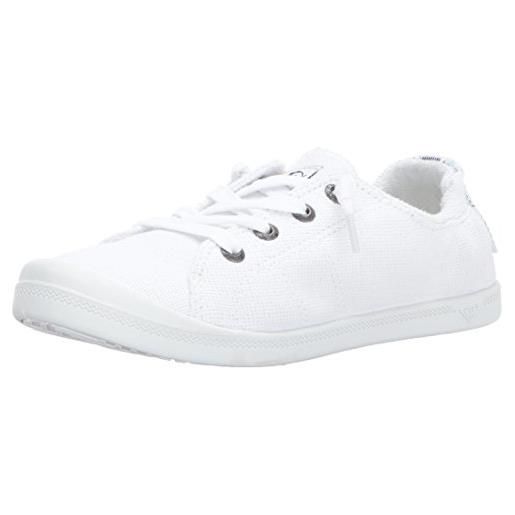 Roxy rory basse, scarpe da ginnastica donna, frassino grigio, 36.5 eu