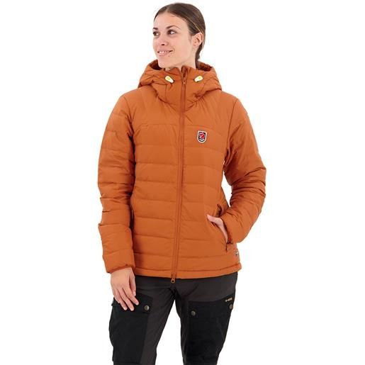 Fjällräven expedition pack down jacket arancione xs donna