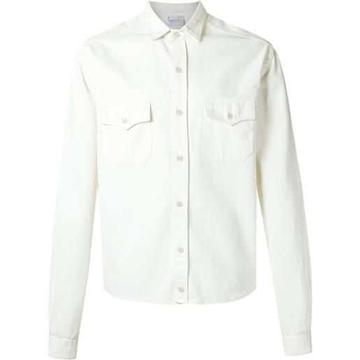Amir Slama flap pockets shirt - bianco