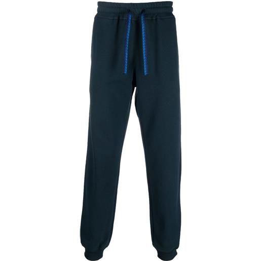 Lanvin pantaloni sportivi con coulisse - blu