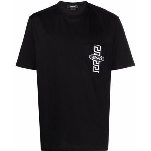 Versace t-shirt con stampa - nero