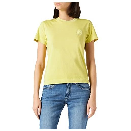 Pepe Jeans dacey, t-shirt donna, verde (soft lime), s
