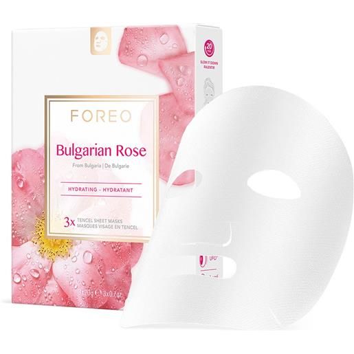 FOREO farm to face sheet mask - bulgarian rose ×3