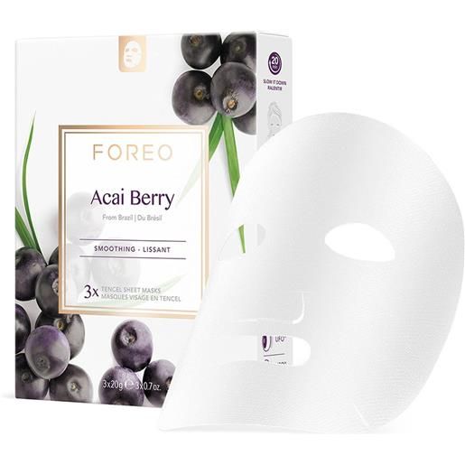 FOREO farm to face sheet mask - acai berry ×3