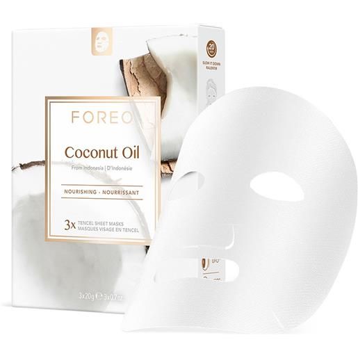 FOREO farm to face sheet mask - coconut oil ×3