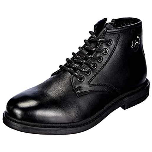 bugatti zaro, botas de moda uomo, black 01, 45 eu