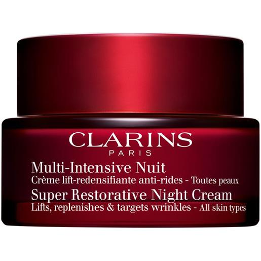 Clarins multi-intensive notte tutti i tipi di pelle 50ml