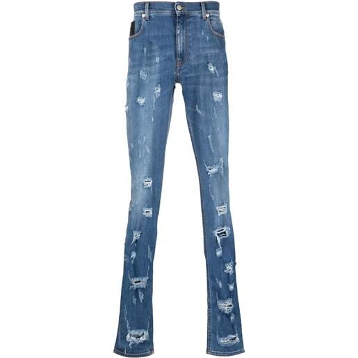 1017 ALYX 9SM jeans skinny effetto vissuto - blu